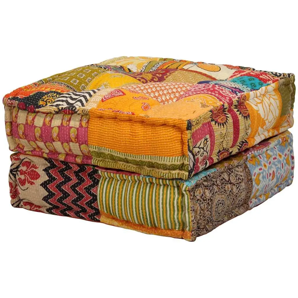 2-Seater Modular Pouffe Sofa Bed