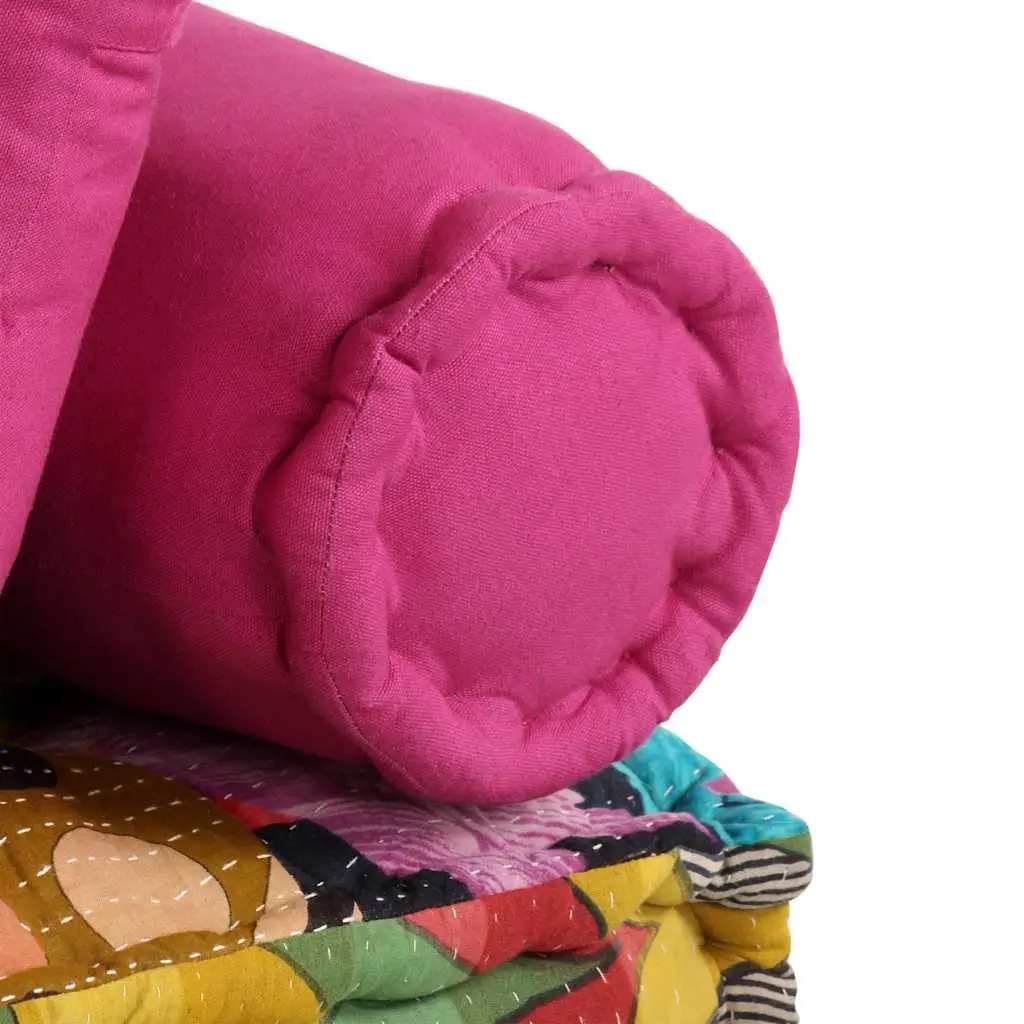 2-Seater Modular Pouffe Sofa Bed