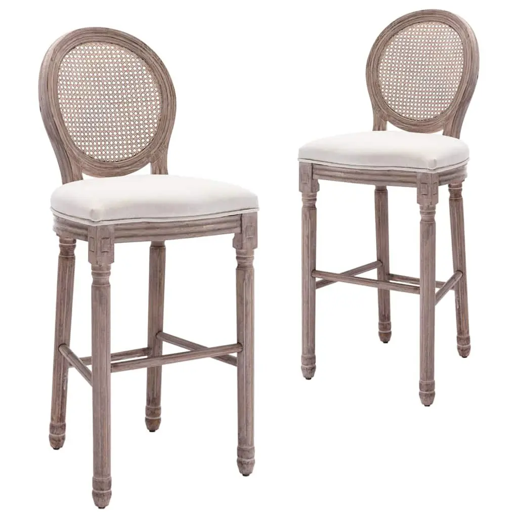 Vintage Upholstered Bar Stools