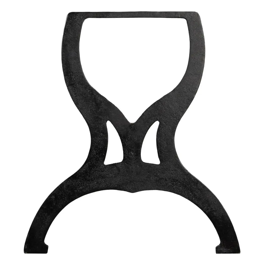 X-Frame Cast Iron Bench Legs, 2-Piece Set