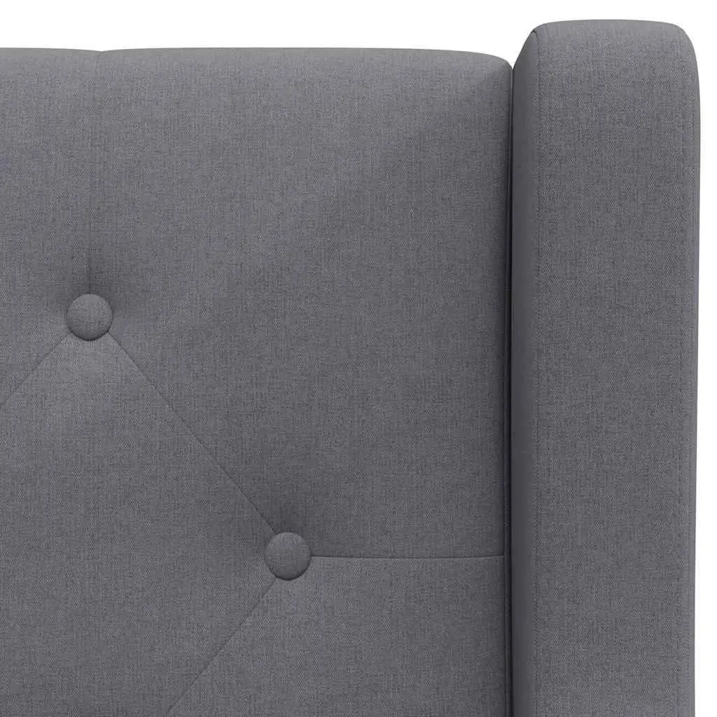Grey Upholstered Lounge Armchair