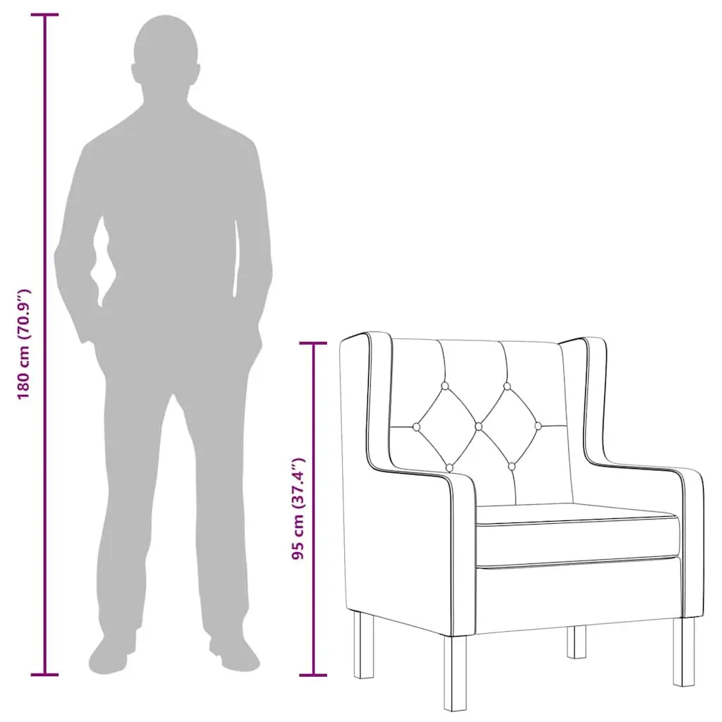 Grey Upholstered Lounge Armchair