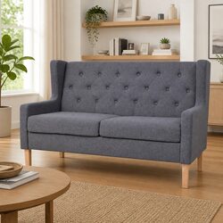 Specifications of the Grey Fabric 2-Seater Sofa