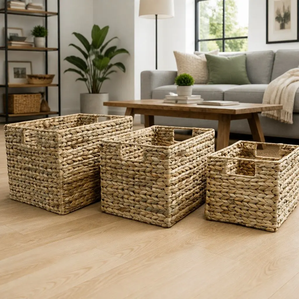 3-Piece Storage Basket Set