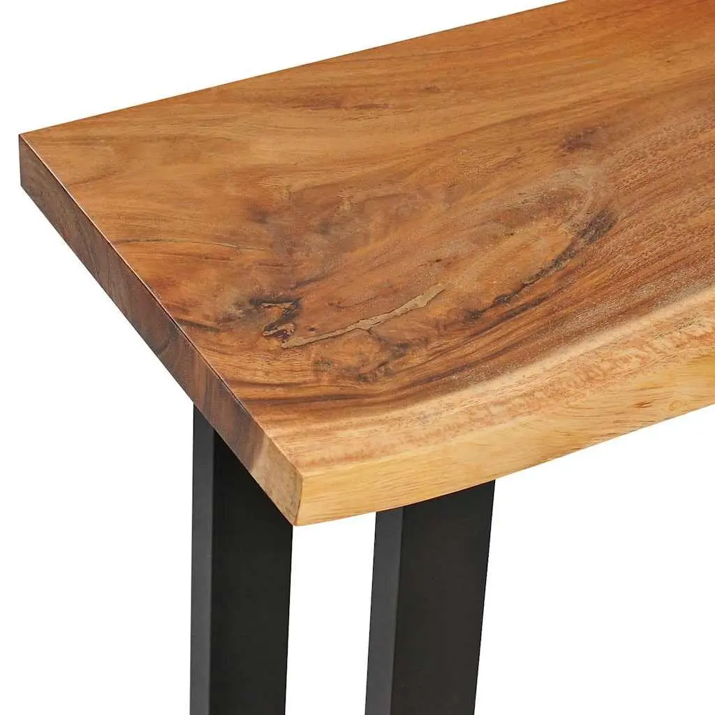 Console Table Solid Suar Wood 110x35x75 cm Brown Accent End Table