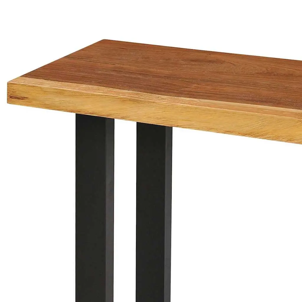 Console Table Solid Suar Wood 110x35x75 cm Brown Accent End Table
