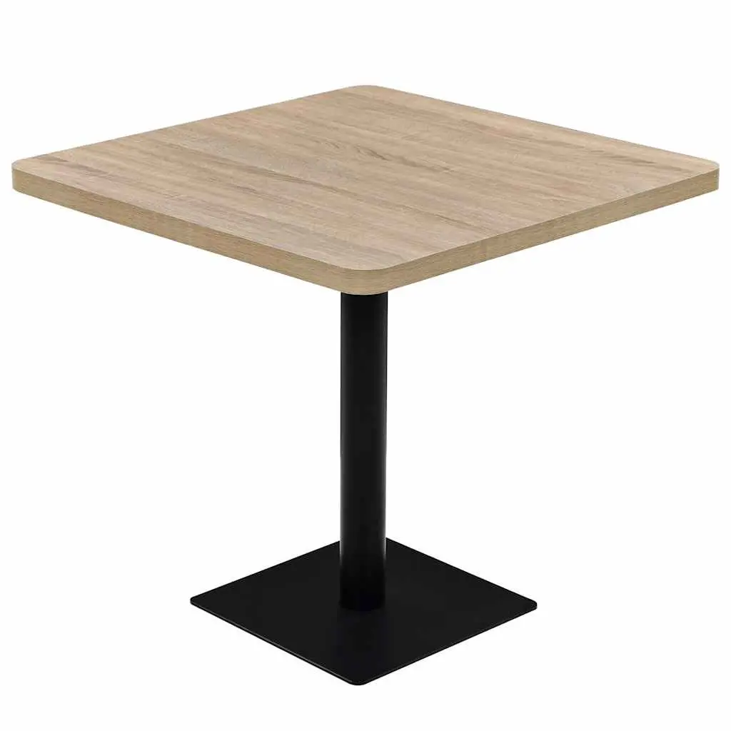 Bistro Dining Table Square 80x80cm Kitchen Restaurant Coffee Shop Furniture