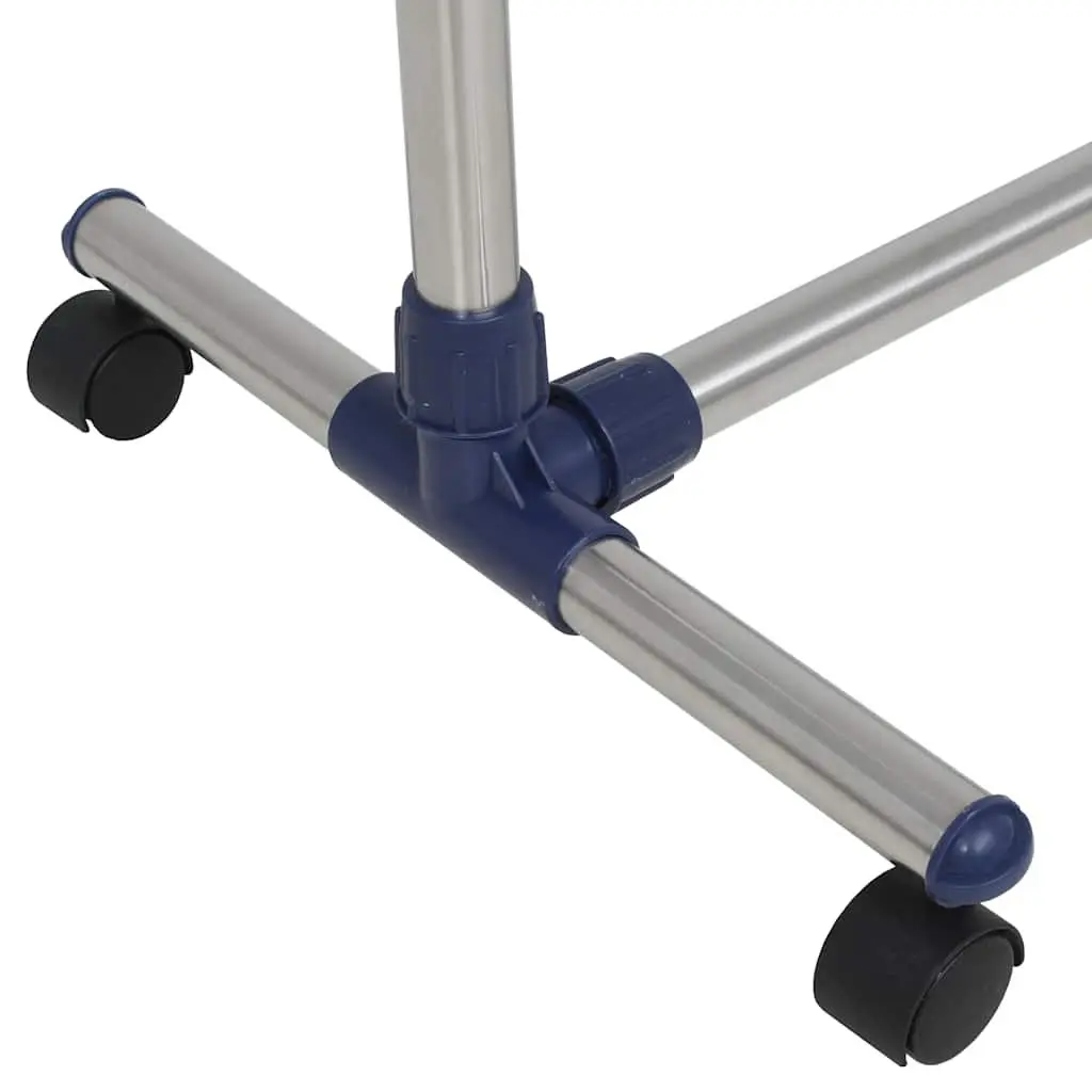 Adjustable Clothes Rack with Silver Frame