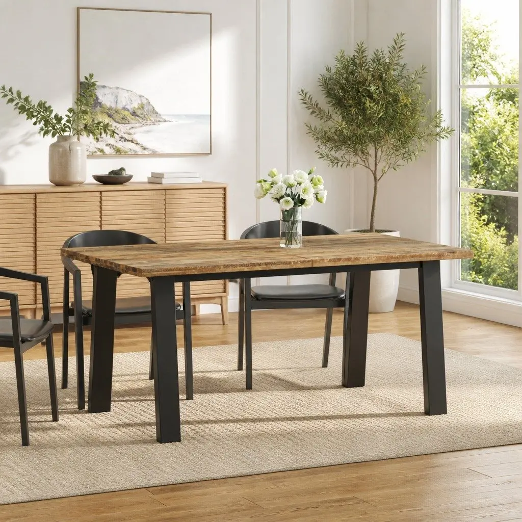Solid Acacia Wood Dining Table 170x90x75 cm