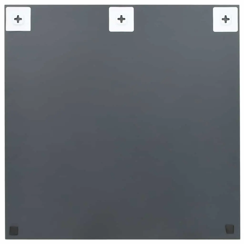 Square Wall Mirror Bedroom Living Room Dressing 60x60 cm Glass Silver