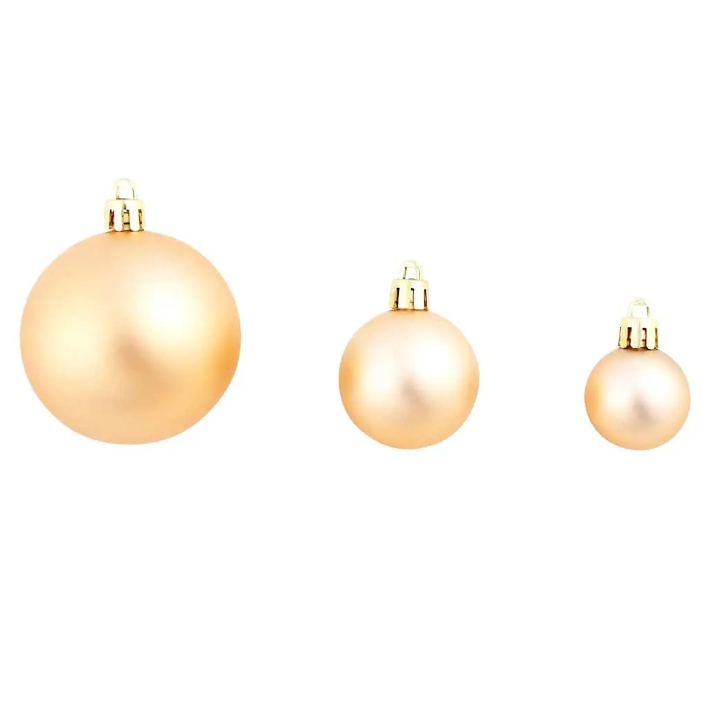 Christmas Ball Ornament Set for Tree Decoration 3cm 4cm 6cm Shatterproof