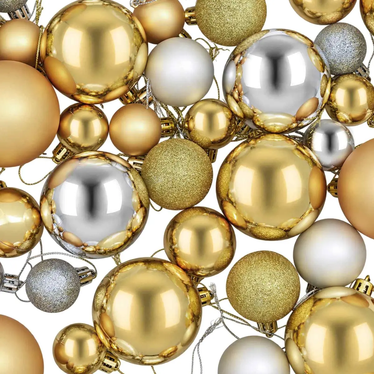 Christmas Balls Ornaments for Tree Home Office Shatterproof 100 Piece