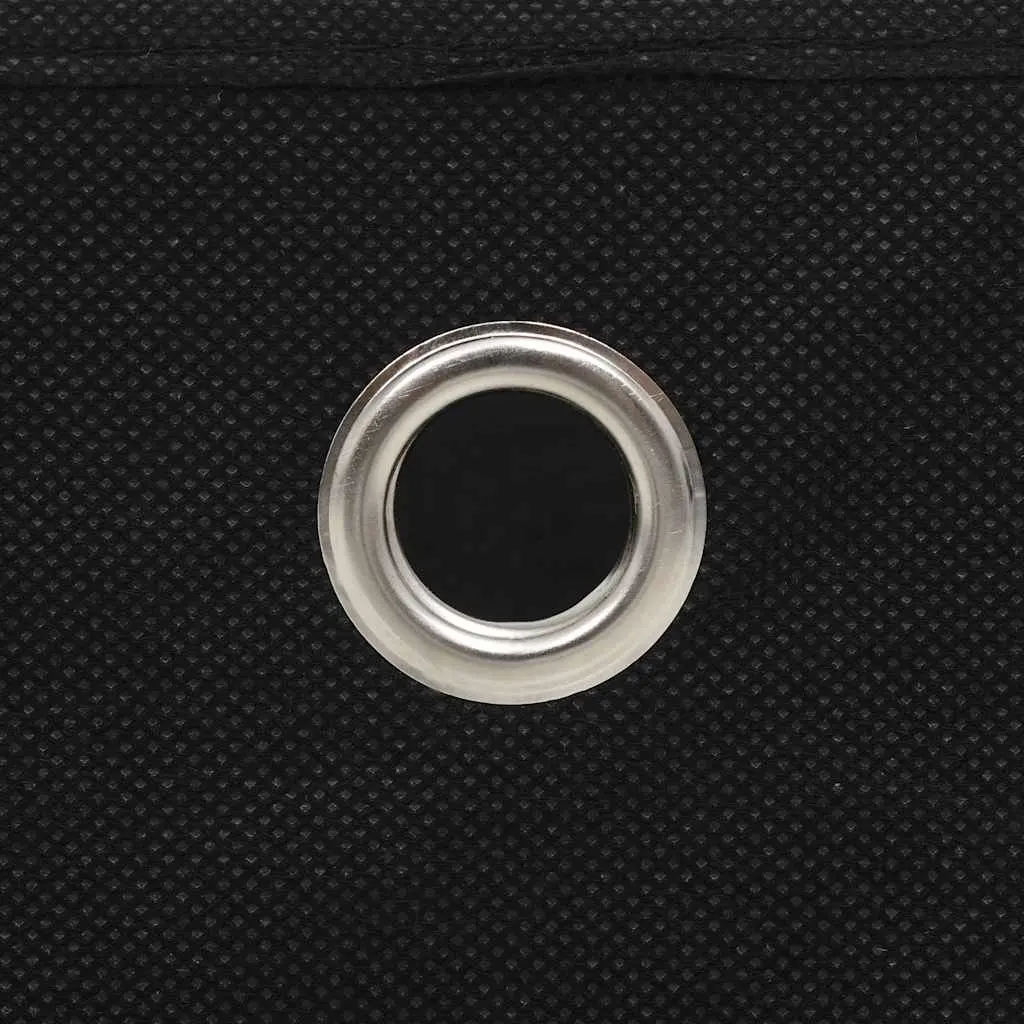 Non-woven Storage Boxes 10 Pack Household Organisers Black Fabric Foldable