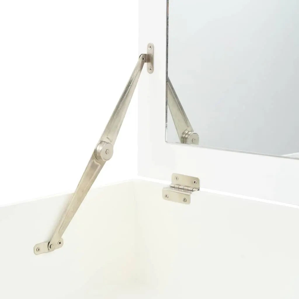 Dressing Table for Bedroom 60W x 50D x 86H cm with Mirror and Storage Compartments
