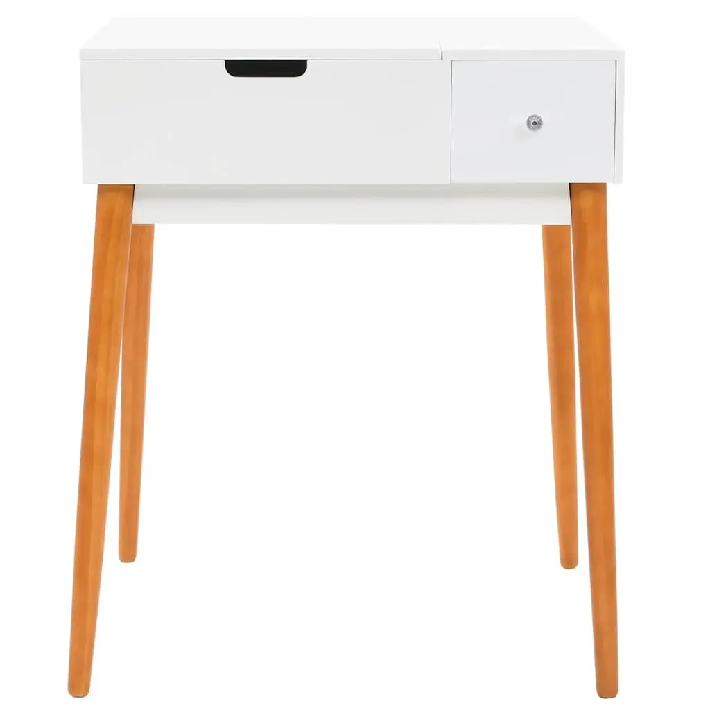 Dressing Table for Bedroom 60W x 50D x 86H cm with Mirror and Storage Compartments