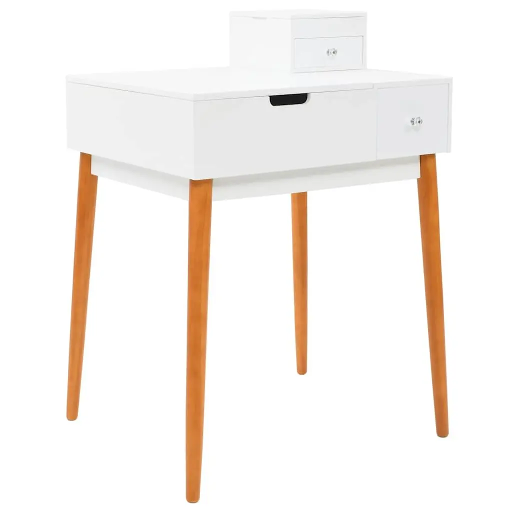 Dressing Table for Bedroom 60W x 50D x 86H cm with Mirror and Storage Compartments