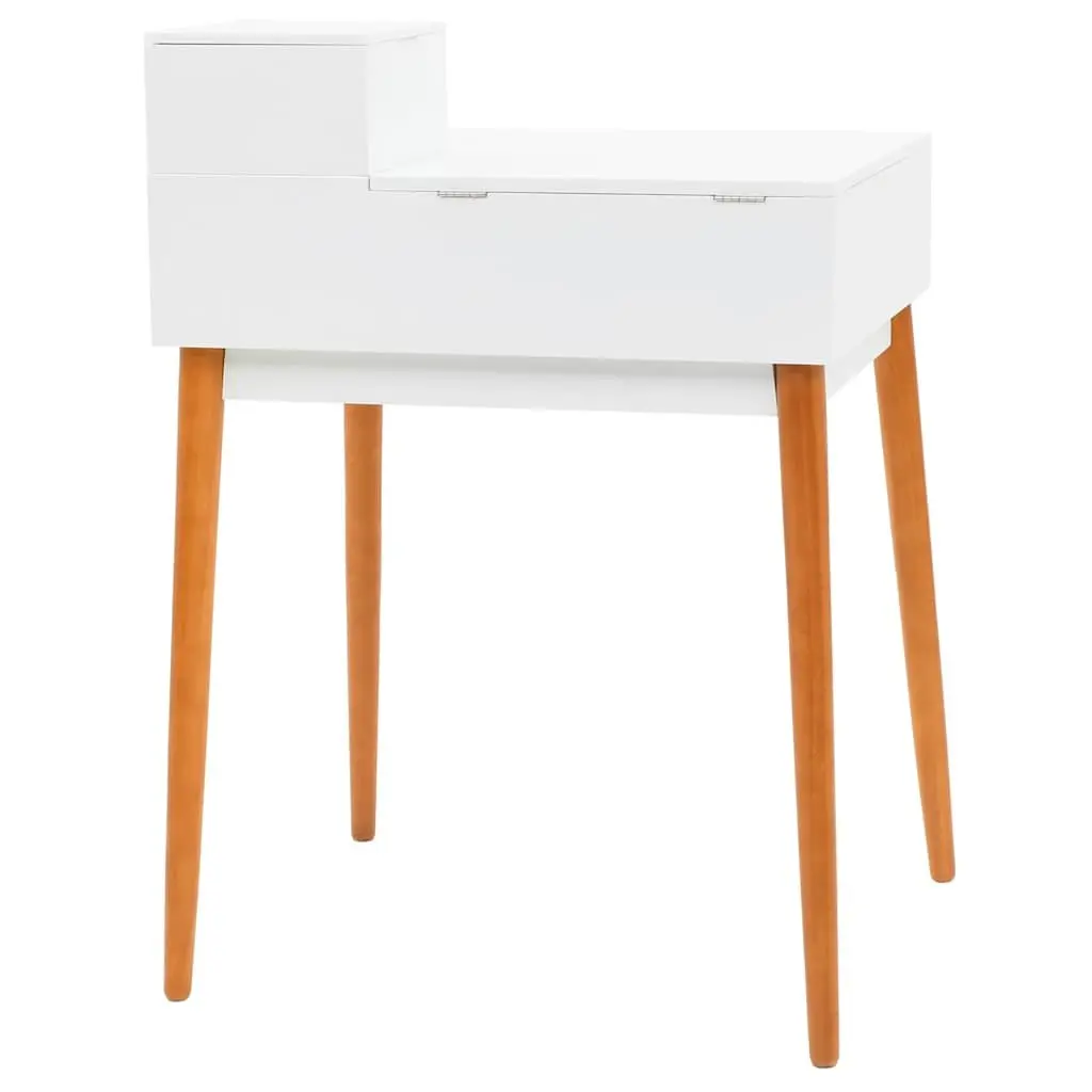 Dressing Table for Bedroom 60W x 50D x 86H cm with Mirror and Storage Compartments