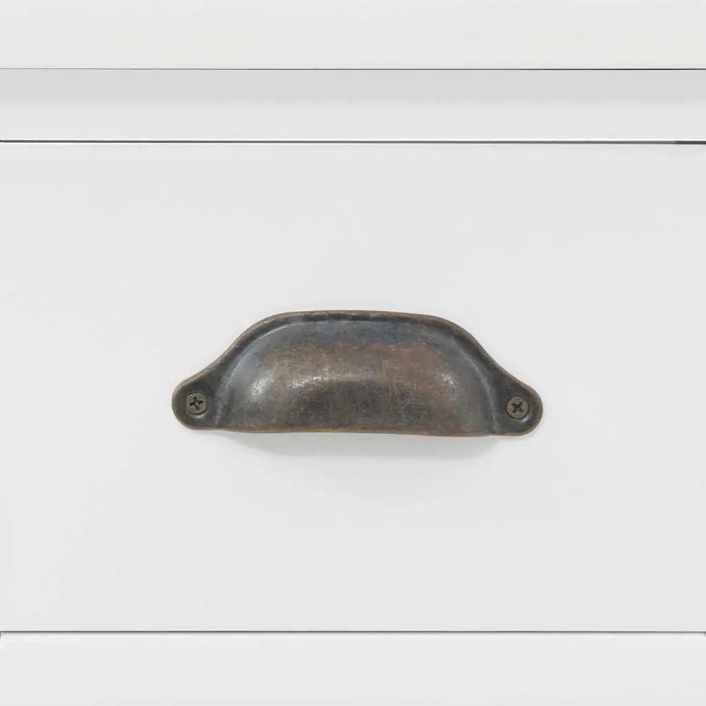 White Sideboard 3 Door Storage Cabinet Living Room Buffet Furniture