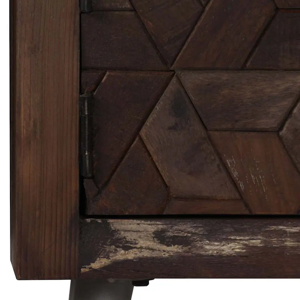 TV Cabinet Solid Reclaimed Wood Living Room Storage Lowboard 140x30x45cm Brown