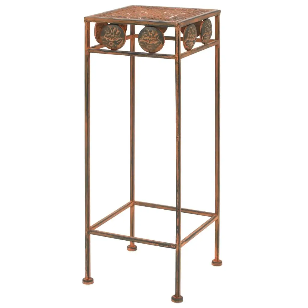 Plant Stand Set 3 Pieces Vintage Antique Look Metal Decorative Home Garden