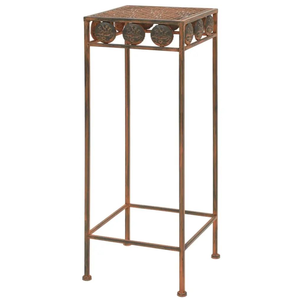 Plant Stand Set 3 Pieces Vintage Antique Look Metal Decorative Home Garden