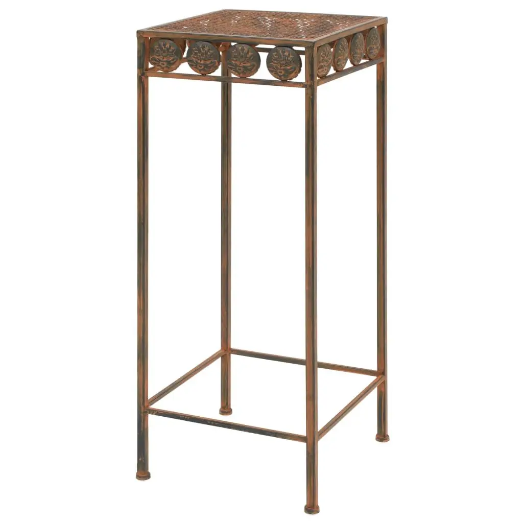 Plant Stand Set 3 Pieces Vintage Antique Look Metal Decorative Home Garden