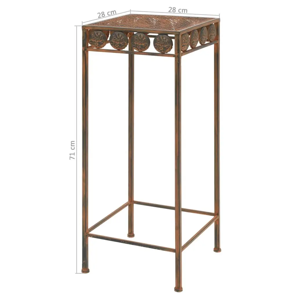 Plant Stand Set 3 Pieces Vintage Antique Look Metal Decorative Home Garden