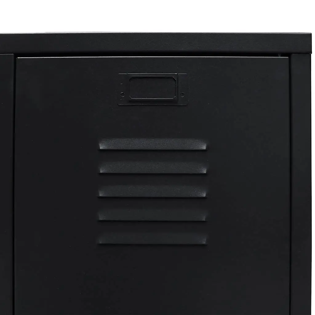 Industrial Metal Wardrobe Cabinet Storage Cupboard for Home 67cm W x 35cm D x 107cm H