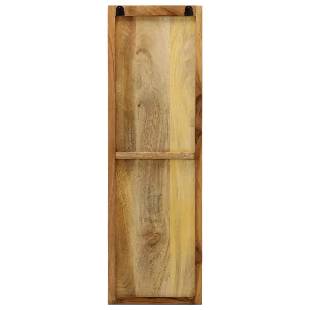 Wall-mounted Coat Rack Set 2 pcs Solid Mango Wood Brown Home Decor Storage
