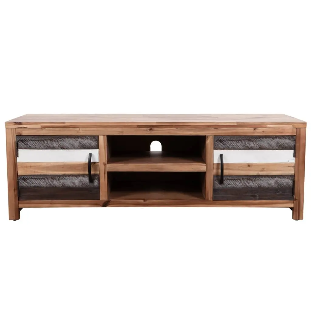 TV Cabinet Solid Acacia Wood Living Room Bedroom 120x35x40 cm