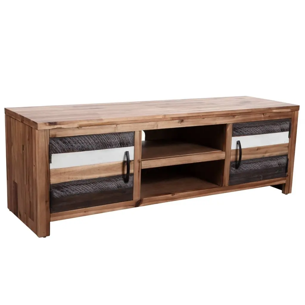 TV Cabinet Solid Acacia Wood Living Room Bedroom 120x35x40 cm