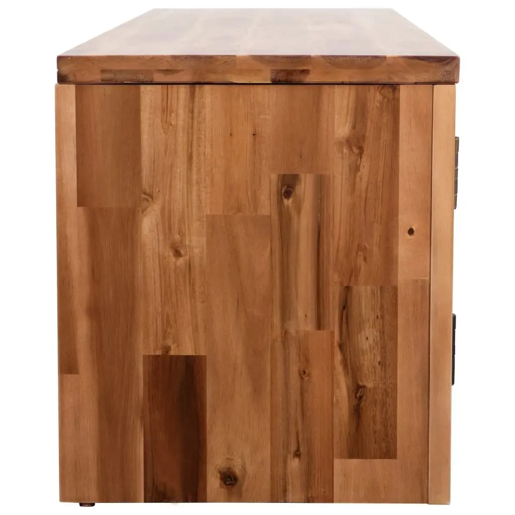 TV Cabinet Solid Acacia Wood Living Room Bedroom 120x35x40 cm