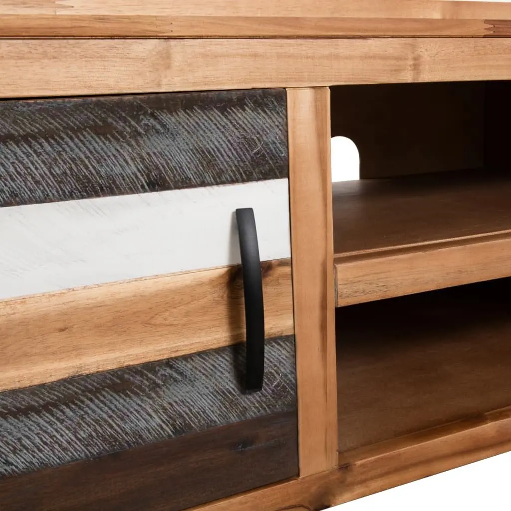 TV Cabinet Solid Acacia Wood Living Room Bedroom 120x35x40 cm