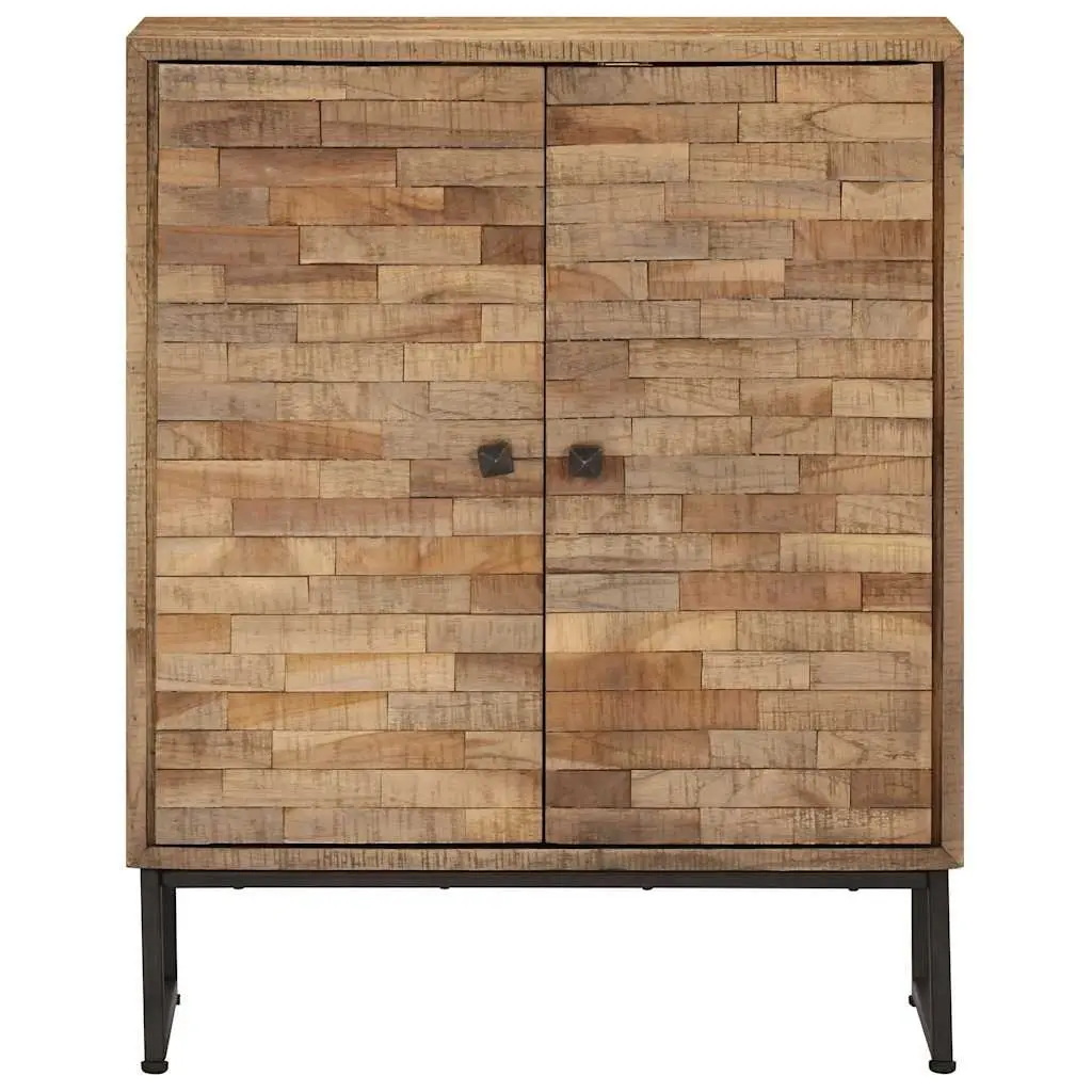 Reclaimed Teak Wood Sideboard Cabinet Storage Furniture Home 60 x 30 x 75 cm