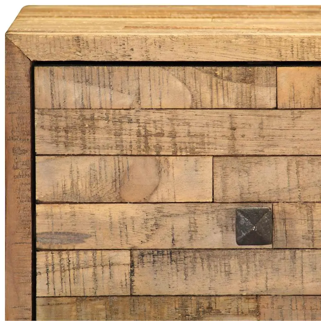 Reclaimed Teak Wood Sideboard Cabinet Storage Furniture Home 60 x 30 x 75 cm