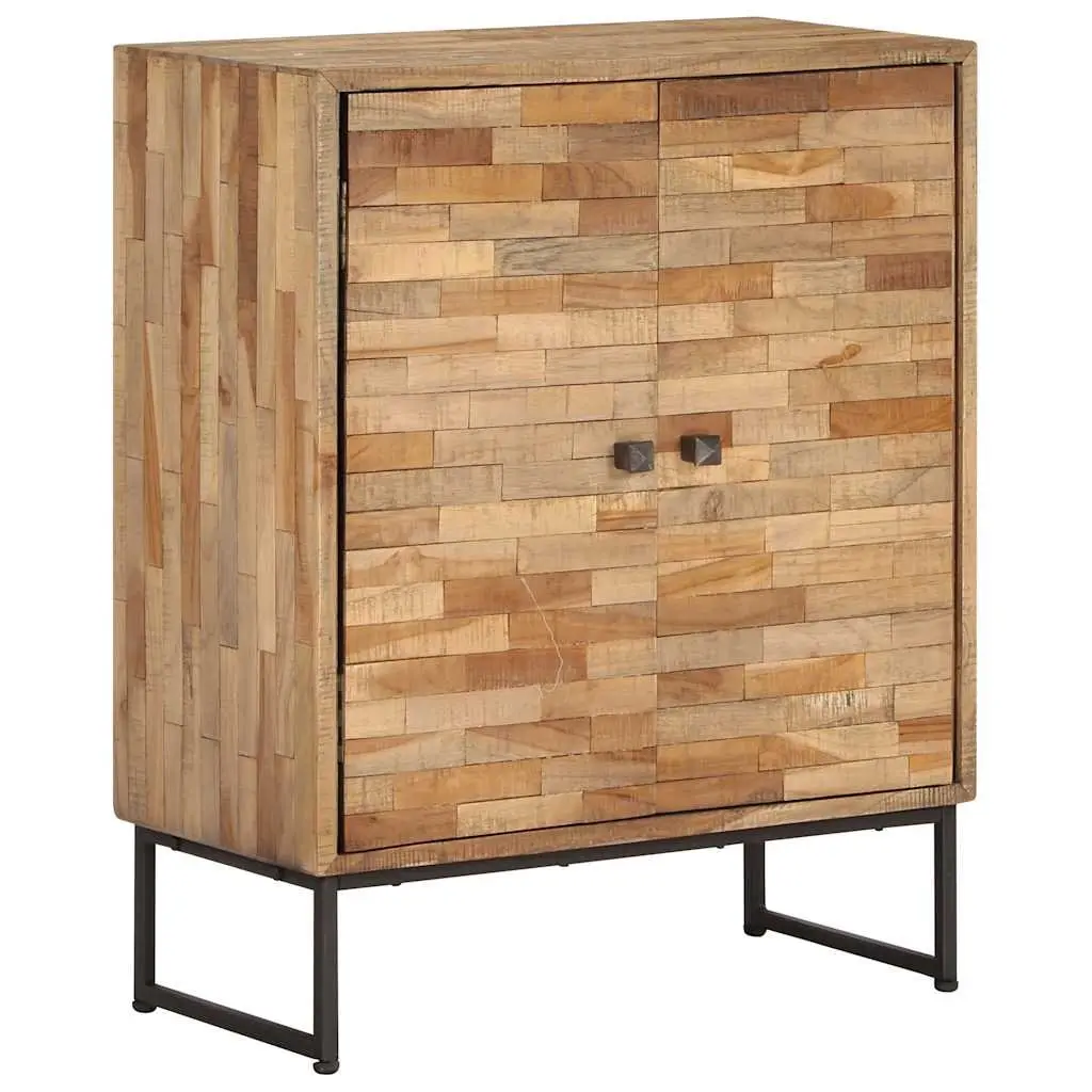 Reclaimed Teak Wood Sideboard Cabinet Storage Furniture Home 60 x 30 x 75 cm