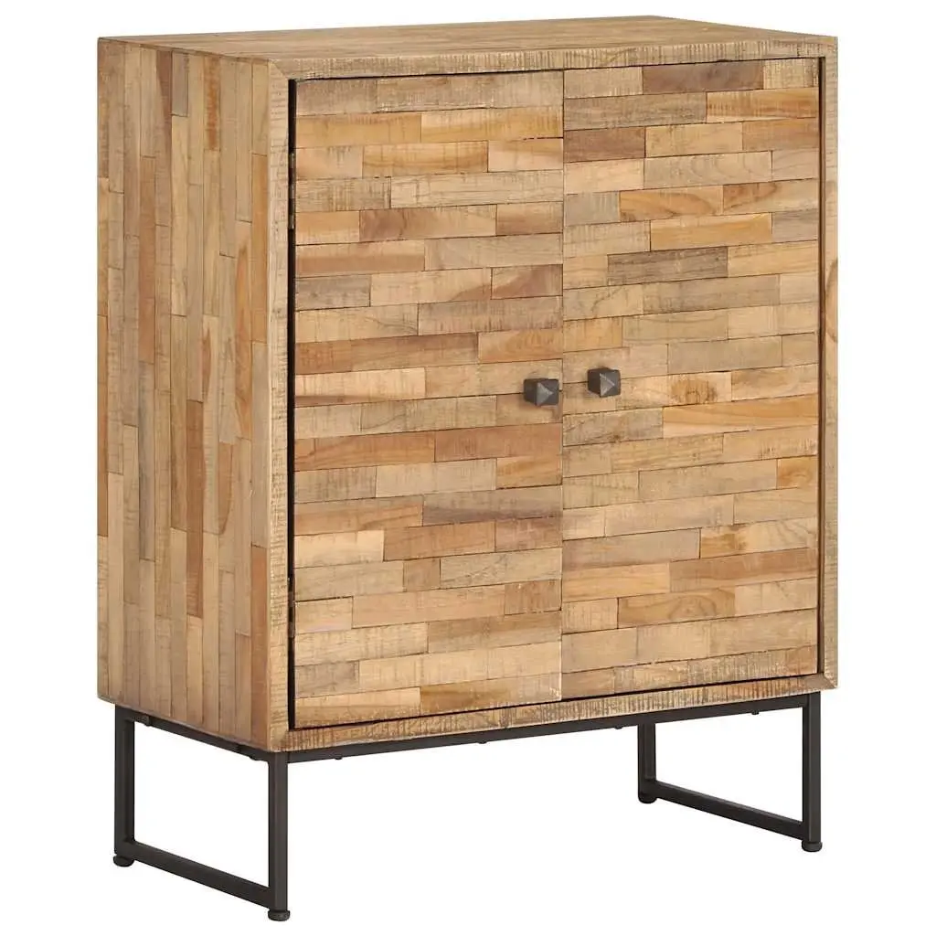 Reclaimed Teak Wood Sideboard Cabinet Storage Furniture Home 60 x 30 x 75 cm