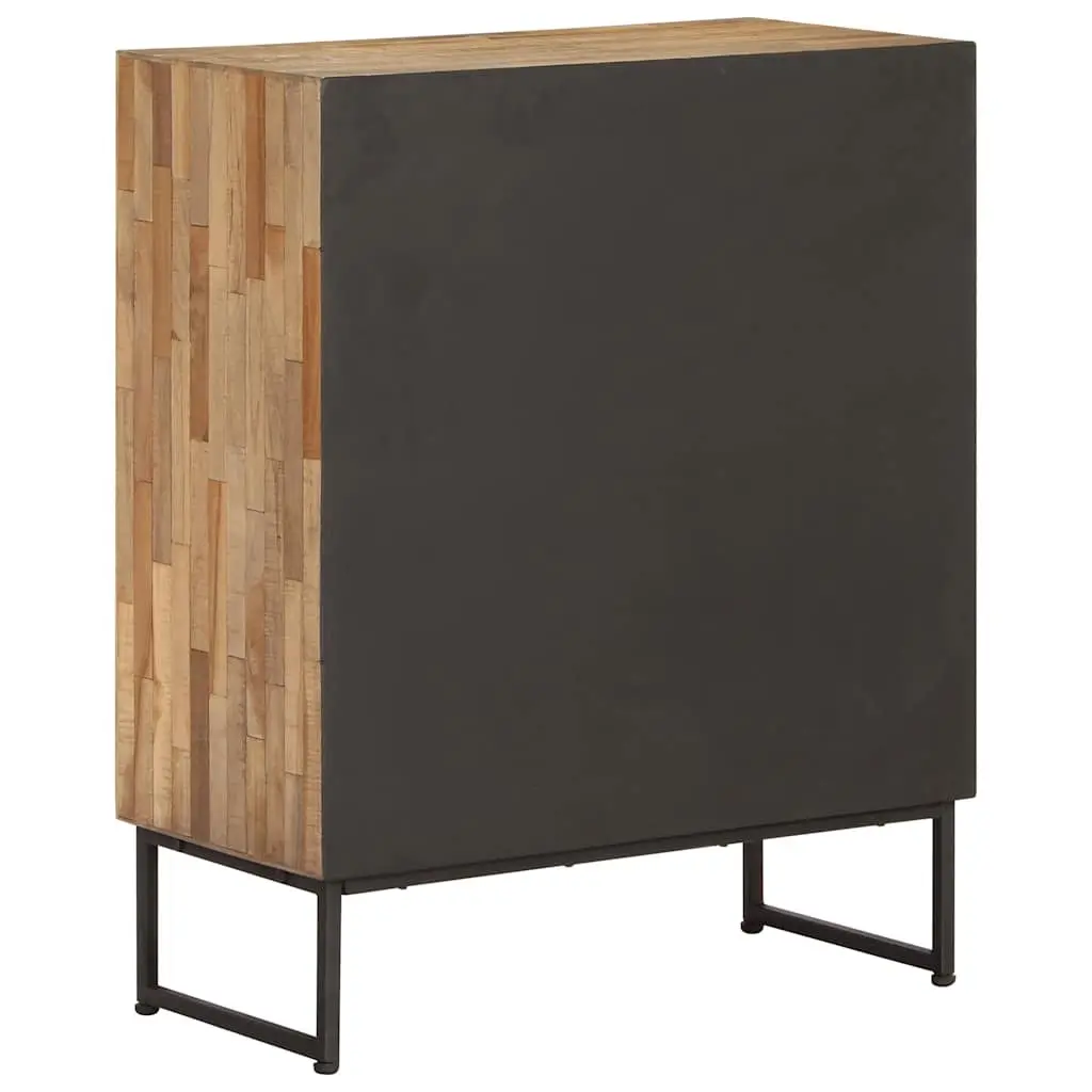 Reclaimed Teak Wood Sideboard Cabinet Storage Furniture Home 60 x 30 x 75 cm