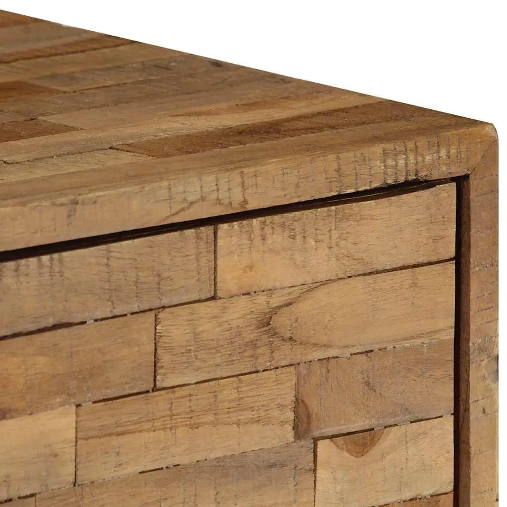 Reclaimed Teak Wood Sideboard Cabinet Storage Furniture Home 60 x 30 x 75 cm