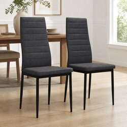 Specifications for 2 Contemporary Grey Dining Chairs