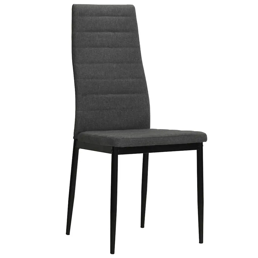 2 Contemporary Grey Dining Chairs