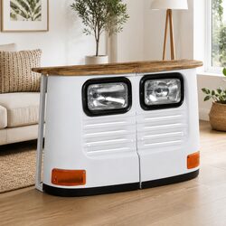 Truck Sideboard: Mango Wood Top, Steel Frame, 2 Parts