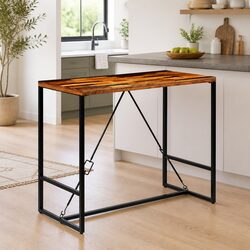 Dimensions and Details of Our Reclaimed Wood Bar Table