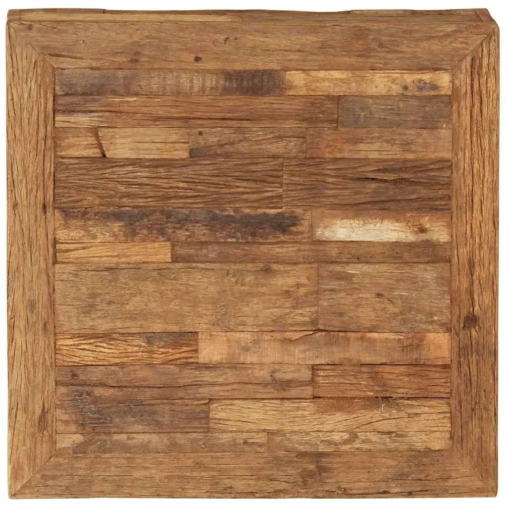 Coffee Table Solid Reclaimed Wood 70x70x30cm Brown Vintage Retro Side End