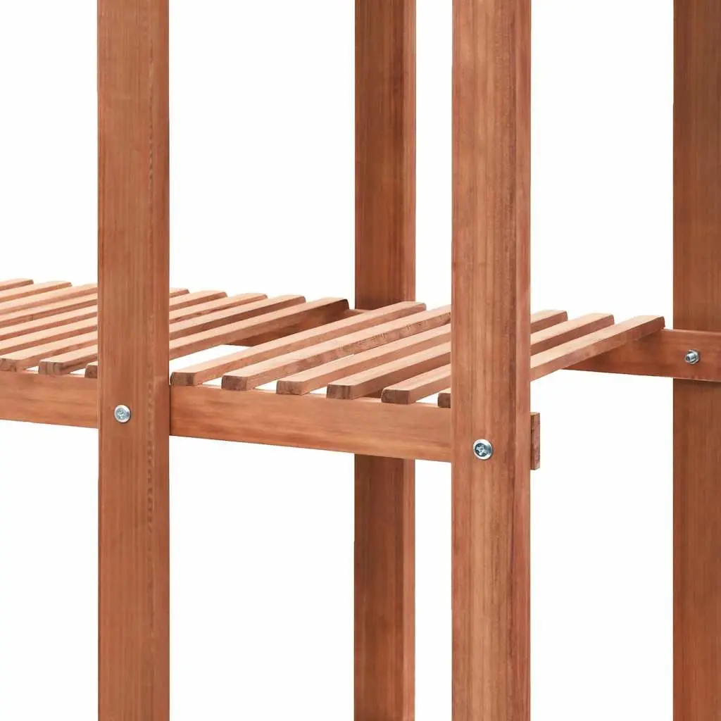Plant Stand Cedar Wood Outdoor Garden Display Rack 86 x 36 x 139 cm