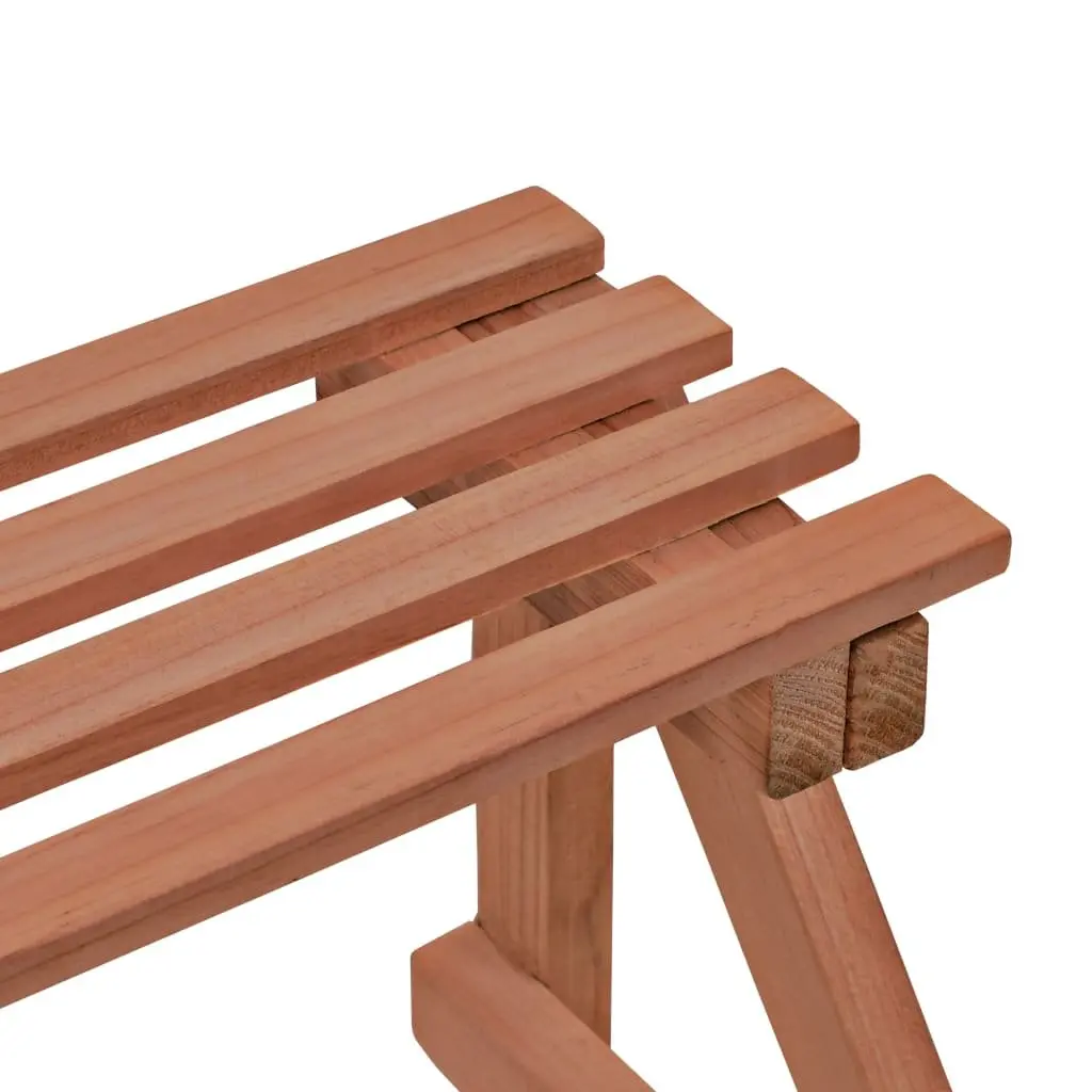 3-Tier Plant Stand Cedar Wood Display Shelf Garden Patio
