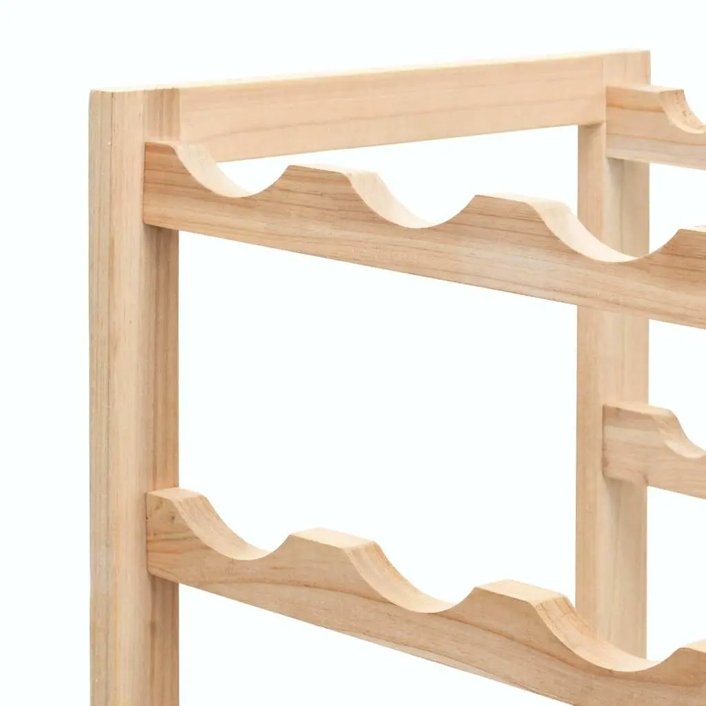 Wine Rack for Kitchen Dining Bar 8 Tier Cedar Wood Storage Organizer Bottle Holder Display Stand