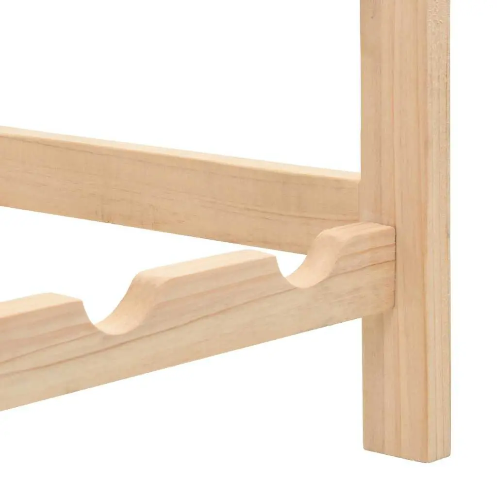 Wine Rack for Kitchen Dining Bar 8 Tier Cedar Wood Storage Organizer Bottle Holder Display Stand
