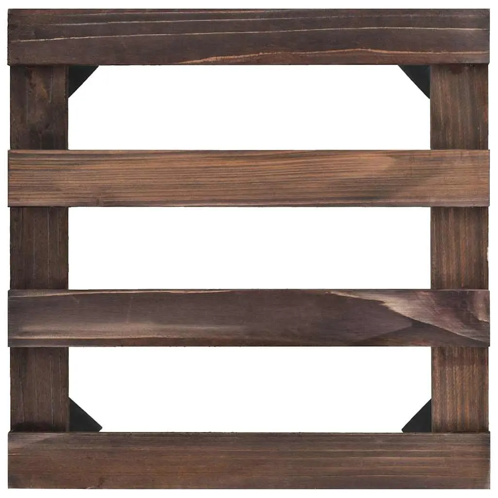 4 Piece Set of Cedar Wood Plant Rollers with Castors