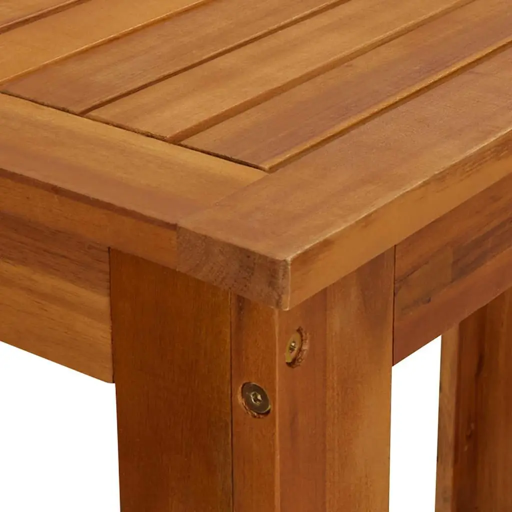 Bar Table Solid Wood Kitchen Dining Room Furniture Brown 120x60x105cm